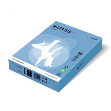 Папір кольоровий А4 80г/м2, 500арк. Мaestro Сolor Intensiv AB48 Aqua Blue синій