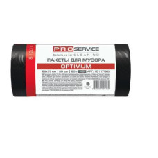 Пакет для сміття OPTIMUM 60*75 чорний HD 60л/20шт,