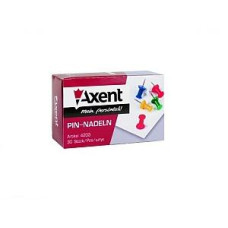 Кнопки-цвяшки Axent 4203, 30шт, карт/уп,