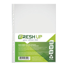 Файли А4+ Fresh FR-2050, 50мкм з перфорацією на 11 отворів, глянсові, 100шт./уп