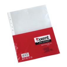 Файли А4+ Axent 2004-00, 40мкм глянцеві 100шт/уп