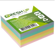 Блок паперу для нотаток 85х85мм 400арк , Fresh Up FR-3212 , класика клеєний