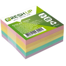 Блок паперу для нотаток 85х85мм 400арк , Fresh Up FR-3211 , класика не клеєний