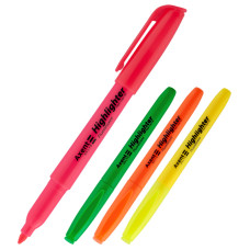 Маркер Delta Highlighter D2503-40, 2-4мм, клиноп., набір з 4-х кол.