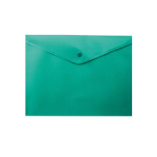 Папка-конверт А4 ВМ.3925-04, на кнопці, зелена